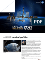 Explore Humans in Space On The International Space Station 2021 Calendar