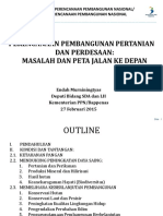 Perencanaan Pembangunan Pertanian Dan Perdesaan-Masalah Dan Peta Jalan Ke Depan