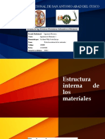  Estructura Interna de Los Materiales