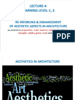Lecture-4 (Aesthetic Aspects in Architecture)