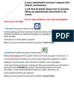 Instructions To Process Your Documents 2019 - Update PDF