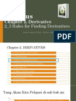 2 - 3 Rules For Finding Derivative