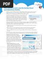 Download How salesforcecom uses the Service Cloud and Salesforce Chatter by salesforcecom SN49055775 doc pdf