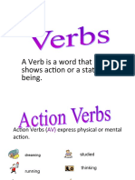 Verbs - Helping Linking Action