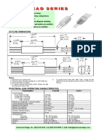 Encapsulated Axial Lead Dry Reed Relays