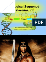 Biological Sequence Determination: Protein