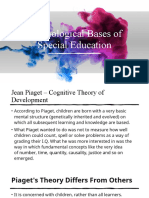 Lecture 3 - Psychological Bases of Special Education