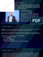 CROWD 1 Is A Global International Crowdfunding Project From Spain, Which Will Help