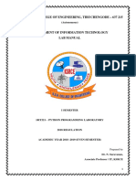 Python Lab Manual PDF