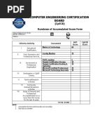 Computer Engineering Certification Board: Appendix 2