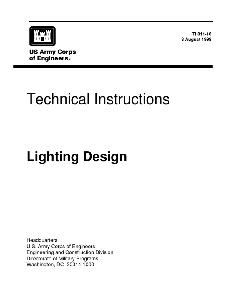 Technical Instructions: Lighting Design | PDF | Copyright ...