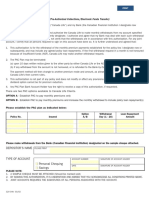 PAC Plan Authorization Form