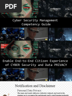 Cyber Security Management Competency Guide