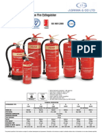 BS EN3 Water & Foam Type Fire Extinguisher: Tion Appro