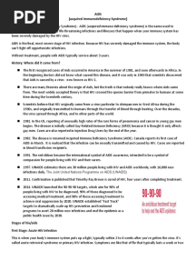 Aids (Acquired Immunodeficiency Syndrome) : The Joint United Nations Programme On AIDS (UNAIDS)