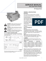 Service Manual: HPV Axial Piston Pumps
