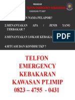 Prosedur Penerimaan Telfon