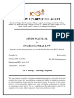 Envrionmental Law ML Notes