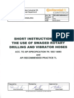 Handling and storage of swaged hoses