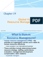 Global Human Resource Management