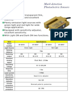 KP-E Series: Mark Detection Photoelectric Sensors