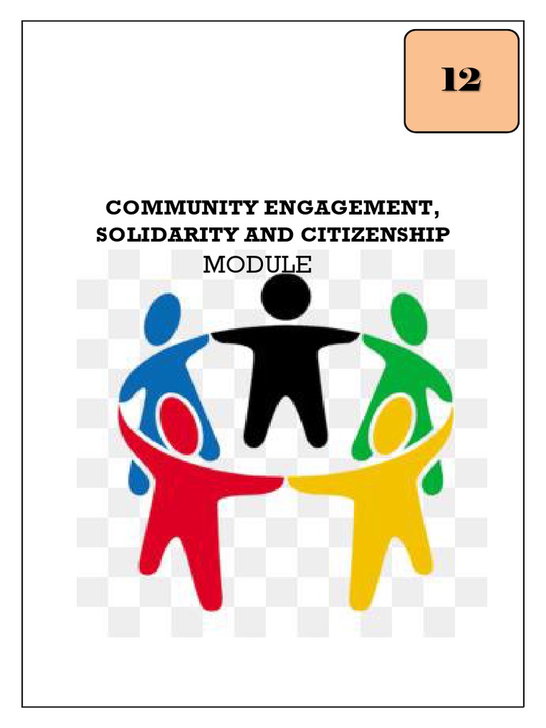 Community Engagement, Solidarity, and Citizenship MODULE - QUARTER 1 ...