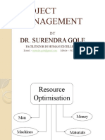 Project Management: Dr. Surendra Gole
