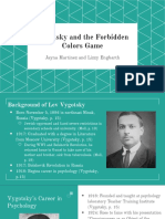 Vygotsky and The Forbidden Colors Game: Jayna Martinez and Lizzy Engbarth