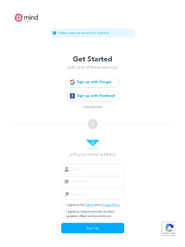 MindMeister Account Registration Guide | PDF | Career & Growth