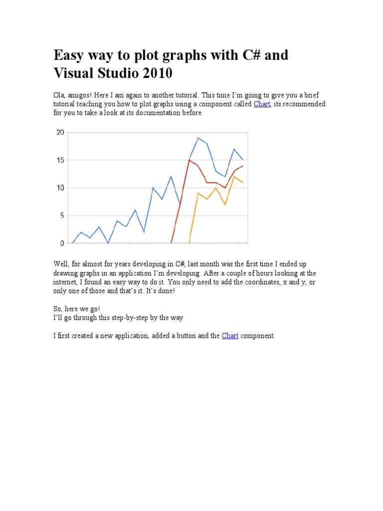 Easy Way To Plot Graphs With C | PDF | Computer Programming | Software ...