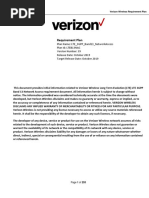 Verizon Software Requirement Specification