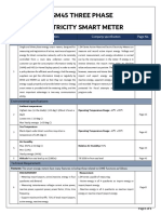 Lsm45 Three Phase Electricity Smart Meter: Item Moe Specification Company Specification Page No