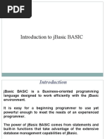 Introduction To Jbasic Basic