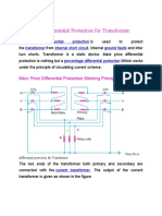 Merz Price Differential Protection For Transformer