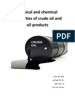 Physical and Chemical Properties of Crude Oil and Oil Products