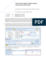 Exportar Delphin Express A MSProject PDF