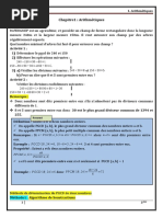 Exercices corrigés sur PPCM et PGCD | PDF | Théorie des nombres ...
