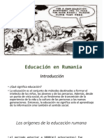 Politica Educativa - Rumania