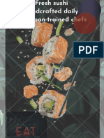 Fresh Sushi Handcrafted Daily by Japan Trained Chefs PDF