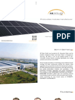 Photovoltaic Modules Manufacturer: Sales