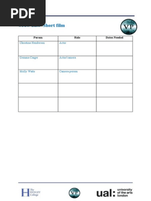 crew list short flm