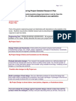 Engineering Project Detailed Research Plan