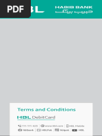 HBL DebitCard Terms and Conditions - Conventional and Islamic PDF