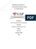 Universidad Alas Peruanas Facultad de Ciencias de La Salud E.A.P de Psicología