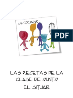 Las Recetas de La Clase de Quinto