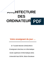 Chap0 Introduction Cours Architecture Des Ordinateurs 1 Juin2020 MIAGE Dedougou