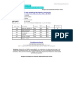 Secondary School Examination (Class X) 2020