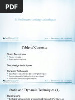 5.testing Techniques