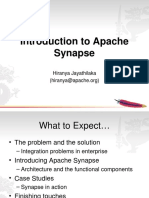 Introduction To Apache Synapse: Hiranya Jayathilaka
