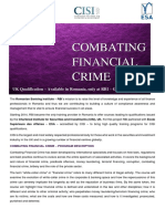 Combating Financial Crime: UK Qualification - Available in Romania, Only at RBI - Global Recognition